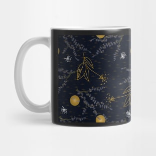 Cinese yellow dots and branches Mug